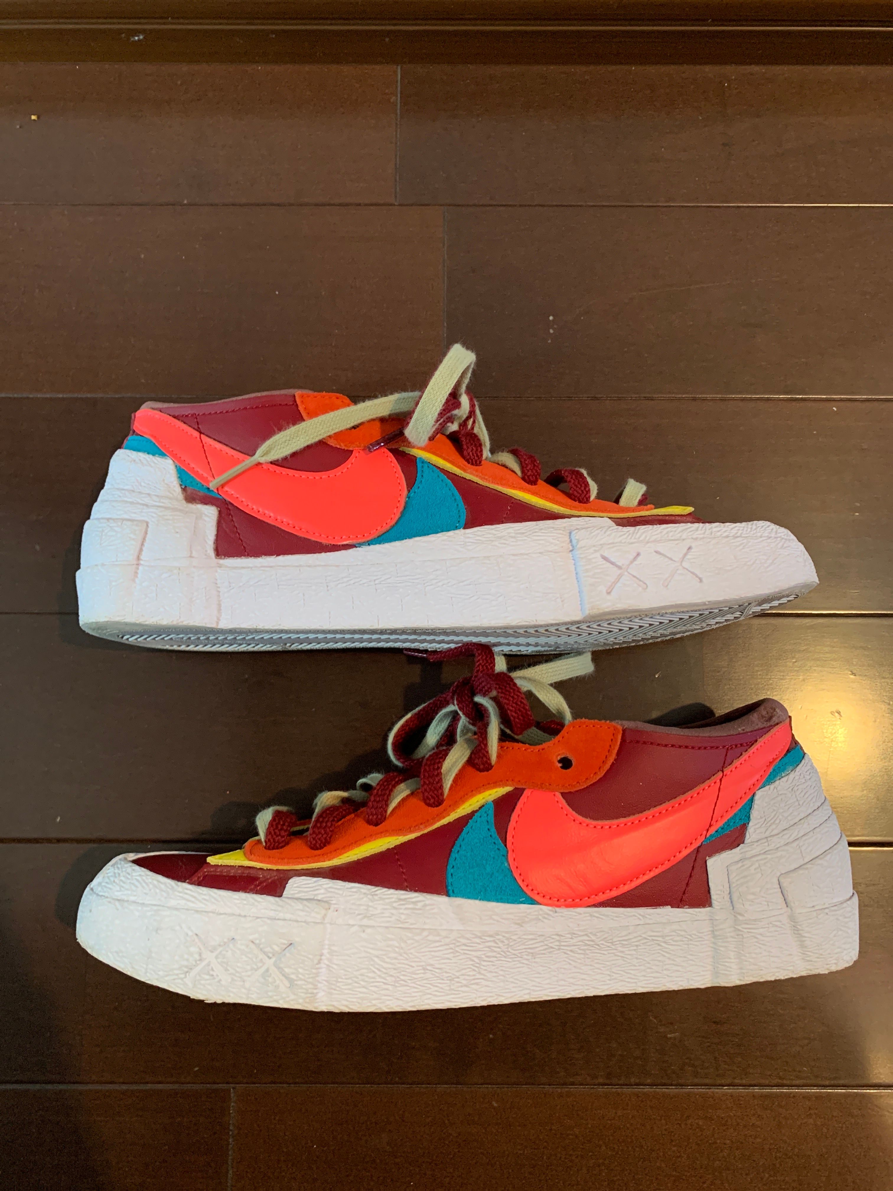 KAWS × sacai × Nike Blazer Low "Team Red"