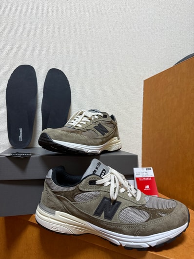 JJJJound × New Balance 993 "Mushroom/White"