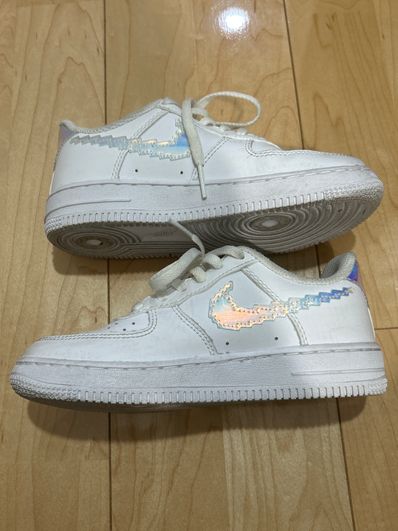 Nike PS Air Force 1 LV8 "Digital Swoosh White"