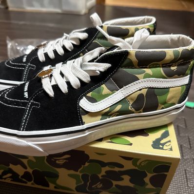 A BATHING APE®︎ × Vans LX Sk8 Mid "Camo"