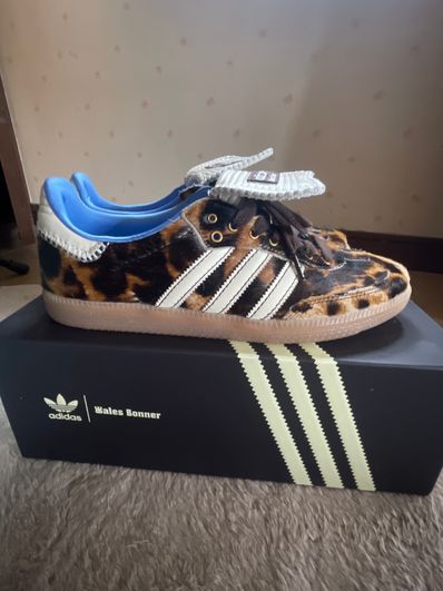 Wales Bonner × adidas Samba Pony Leo Low "Dark Brown/Cream White"