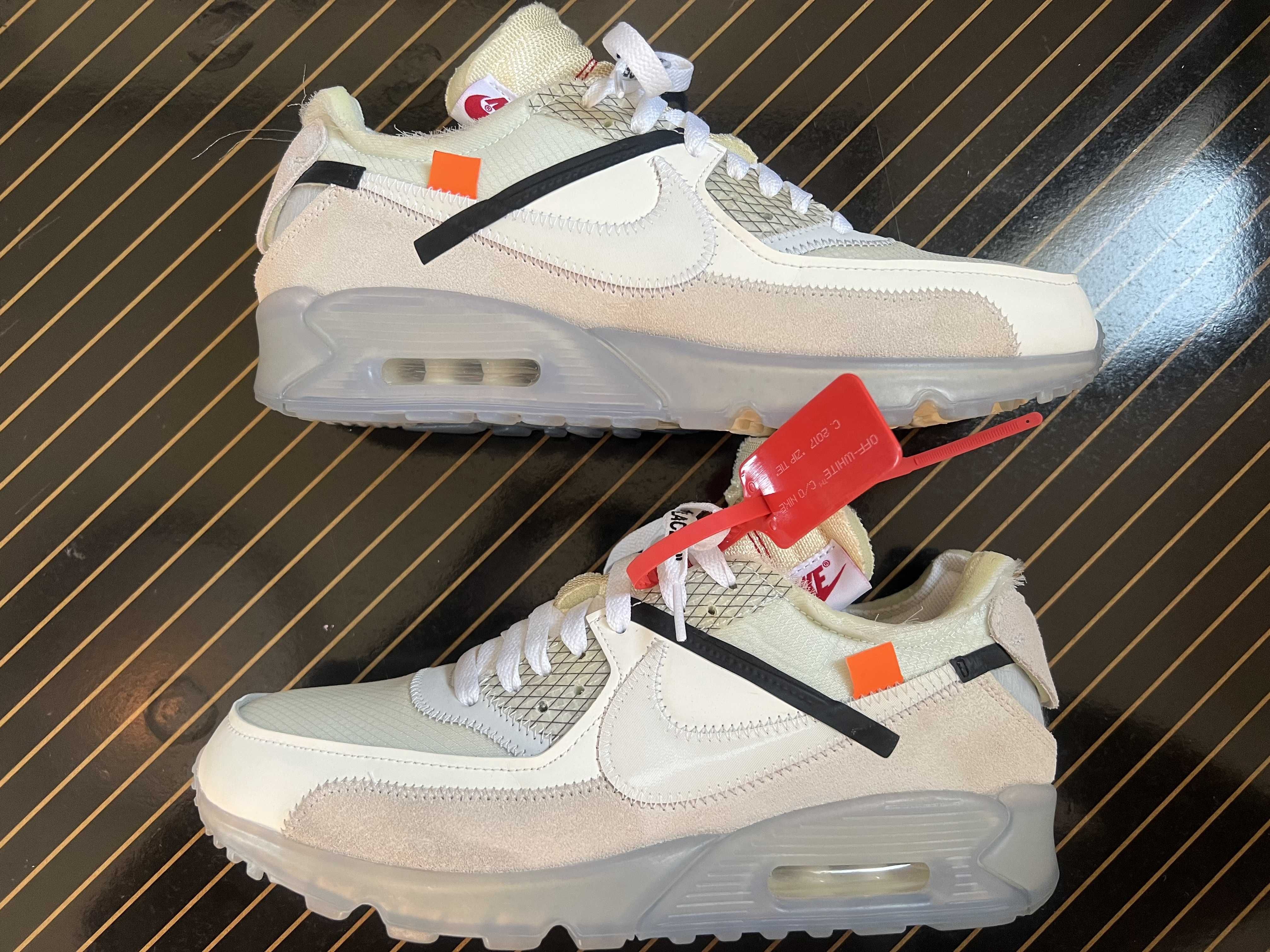 Off-White × Nike Air Max 90 "The 10/Sail"