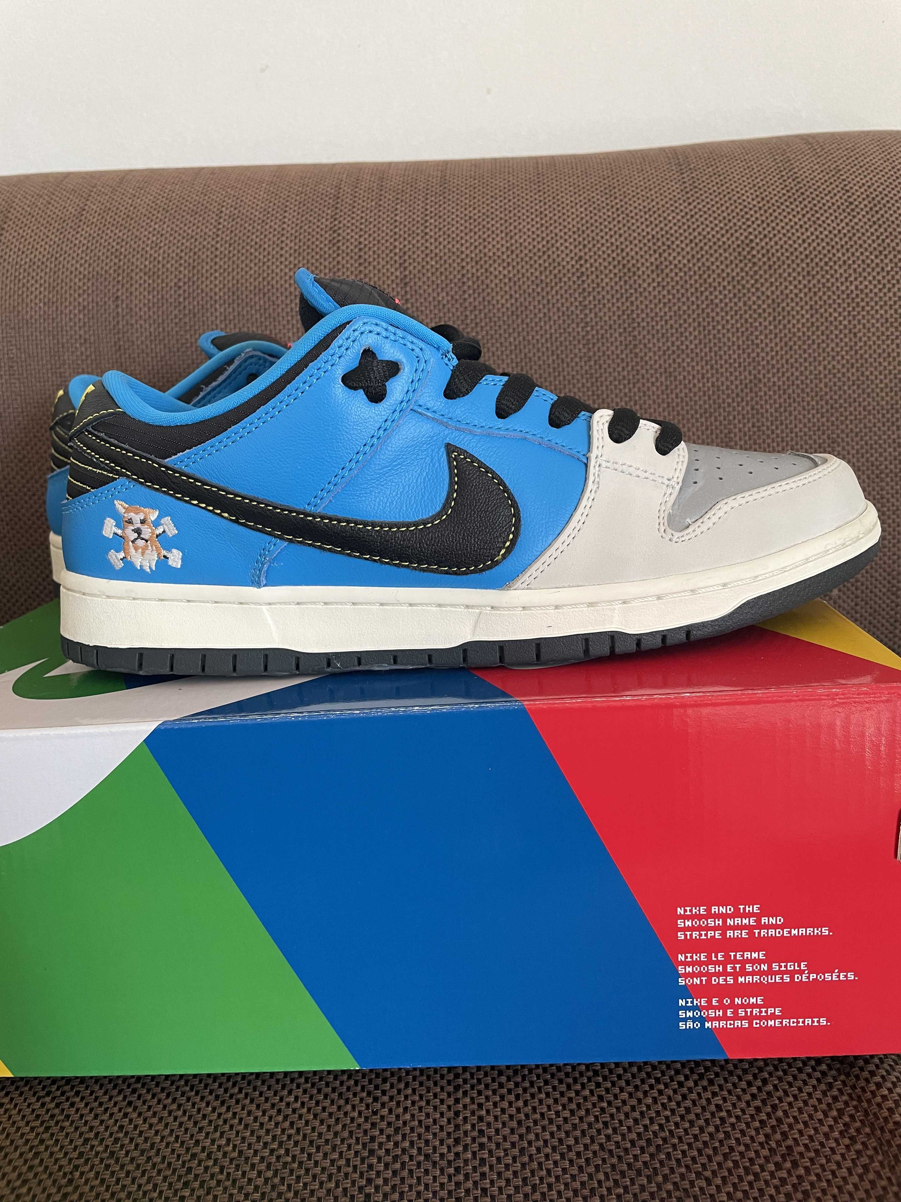 Instant Skateboards × Nike SB Dunk Low "Blue Hero"