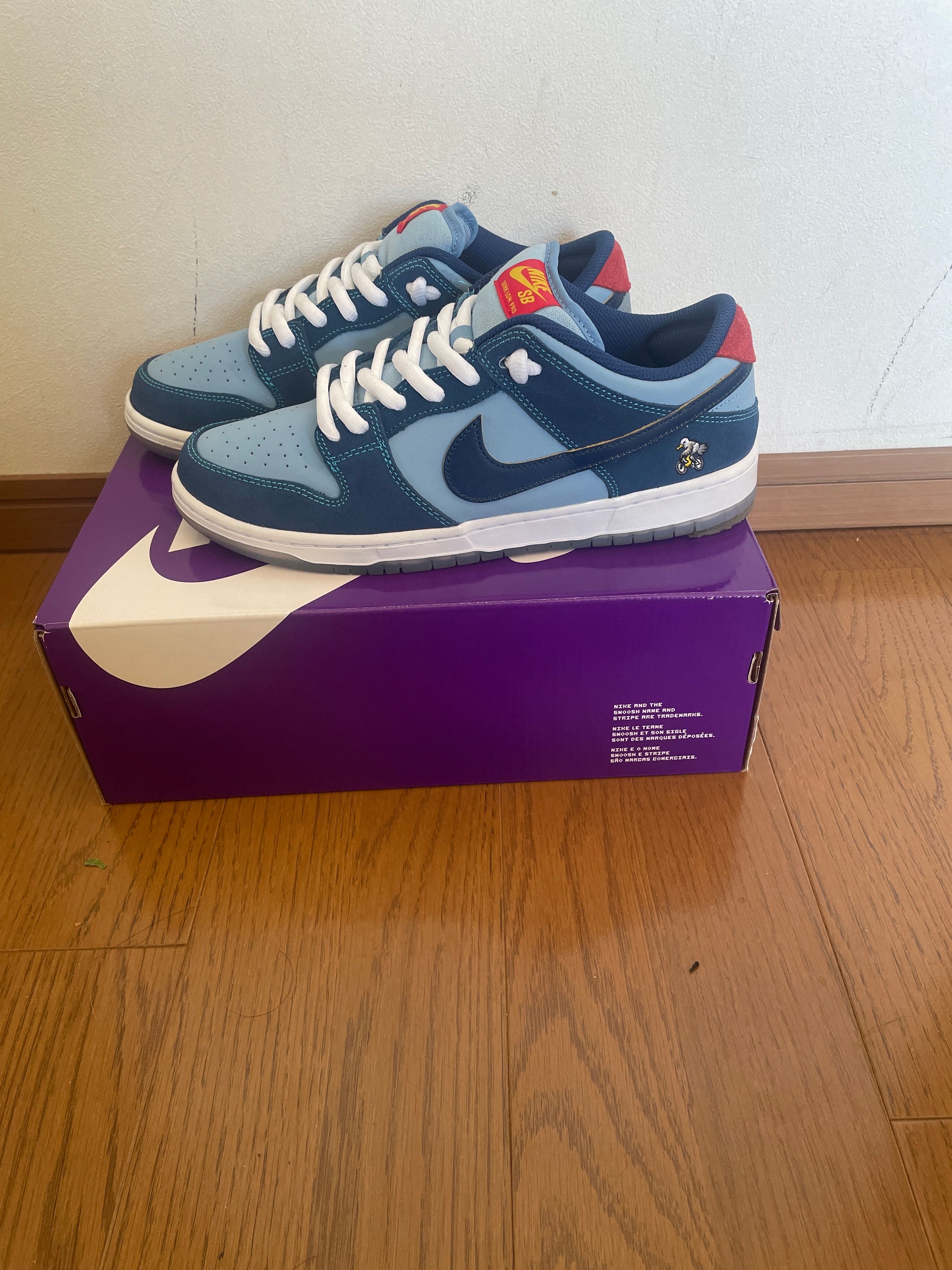 Why So Sad? × Nike SB Dunk Low "Coastal Blue/Speed Yellow-University Red"