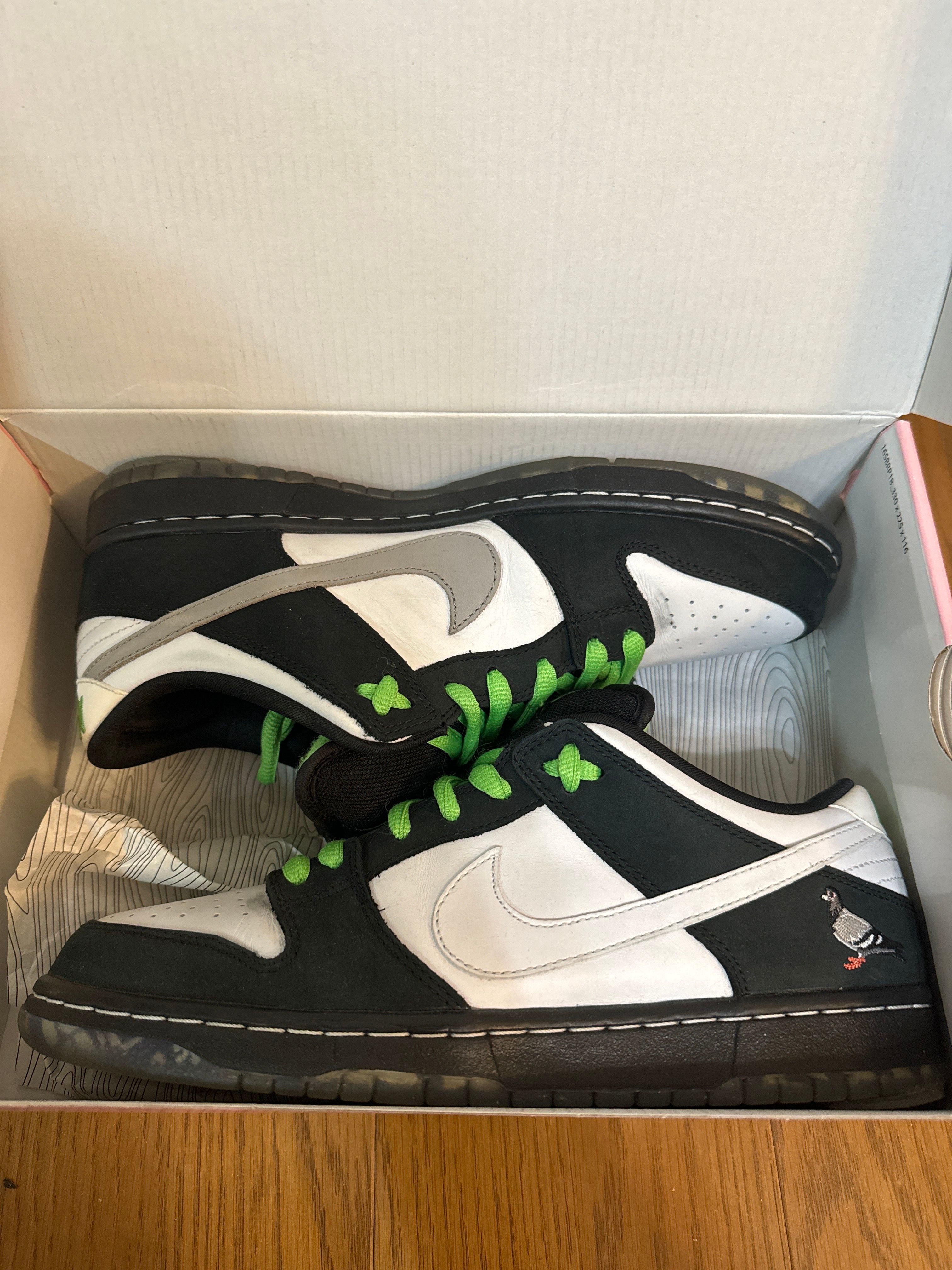 STAPLE × Nike SB Dunk Low "Pigeon Black/White"