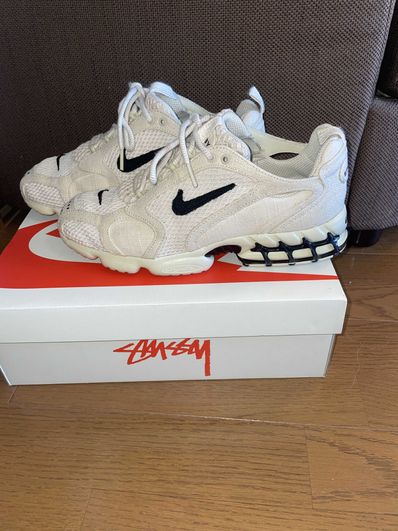 Stussy × Nike Air Zoom Spiridon CG 2 "Fossil/Black"