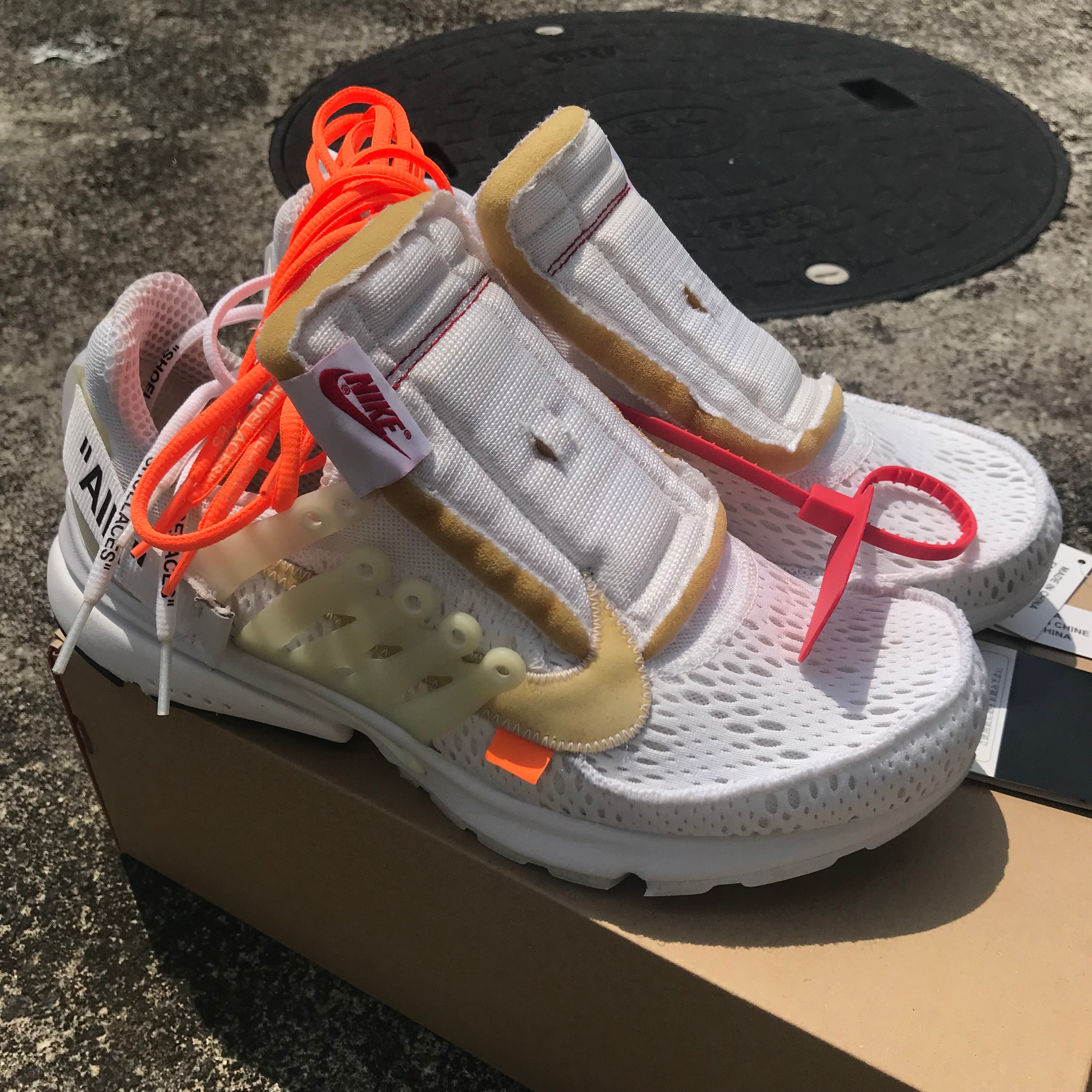 Off-White × Nike Air Presto "White/Black/Cone"