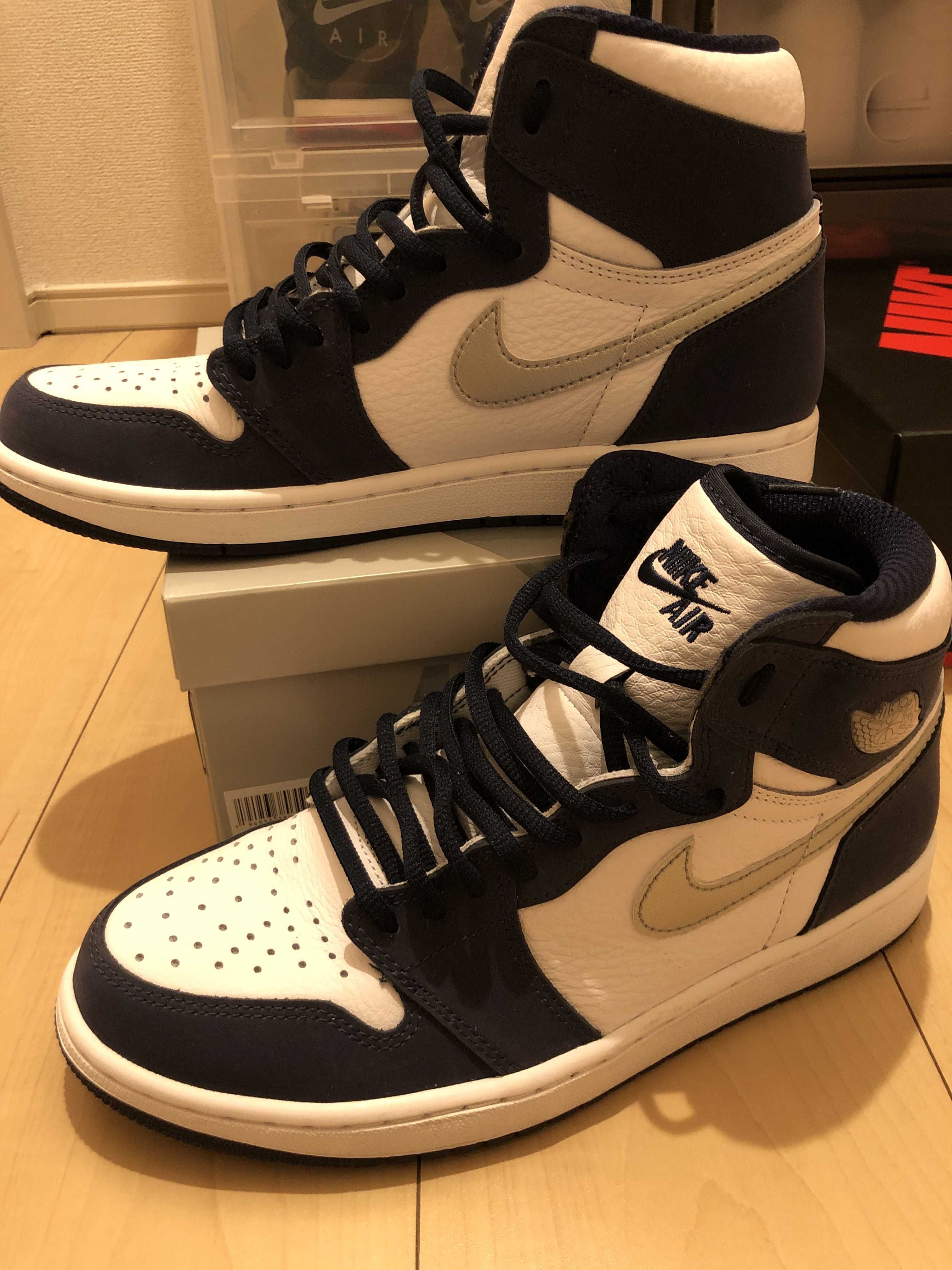 Nike Air Jordan 1 High OG CO.JP "White/Midnight Navy" (2020)(ブリーフケースなし)