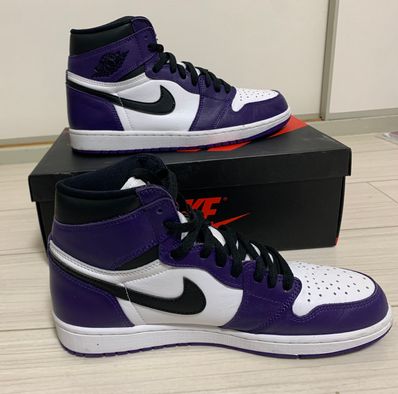 Nike Air Jordan 1 Retro High OG "Court Purple White/Black" (2020)