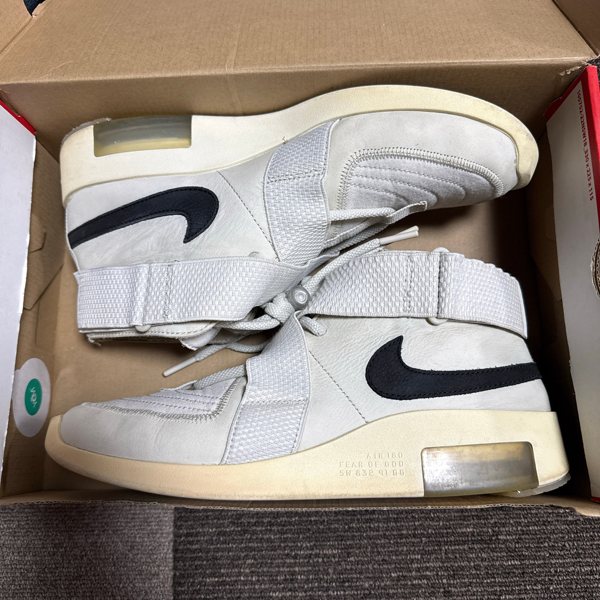 Fear Of God × Nike Air  Raid "Light Bone"