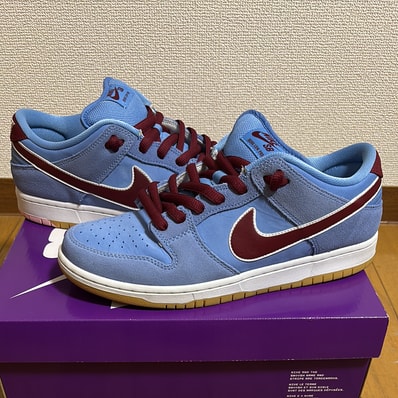 Nike SB Dunk Low Pro "Philadelphia Phillies/Valor Blue and Team Maroon"