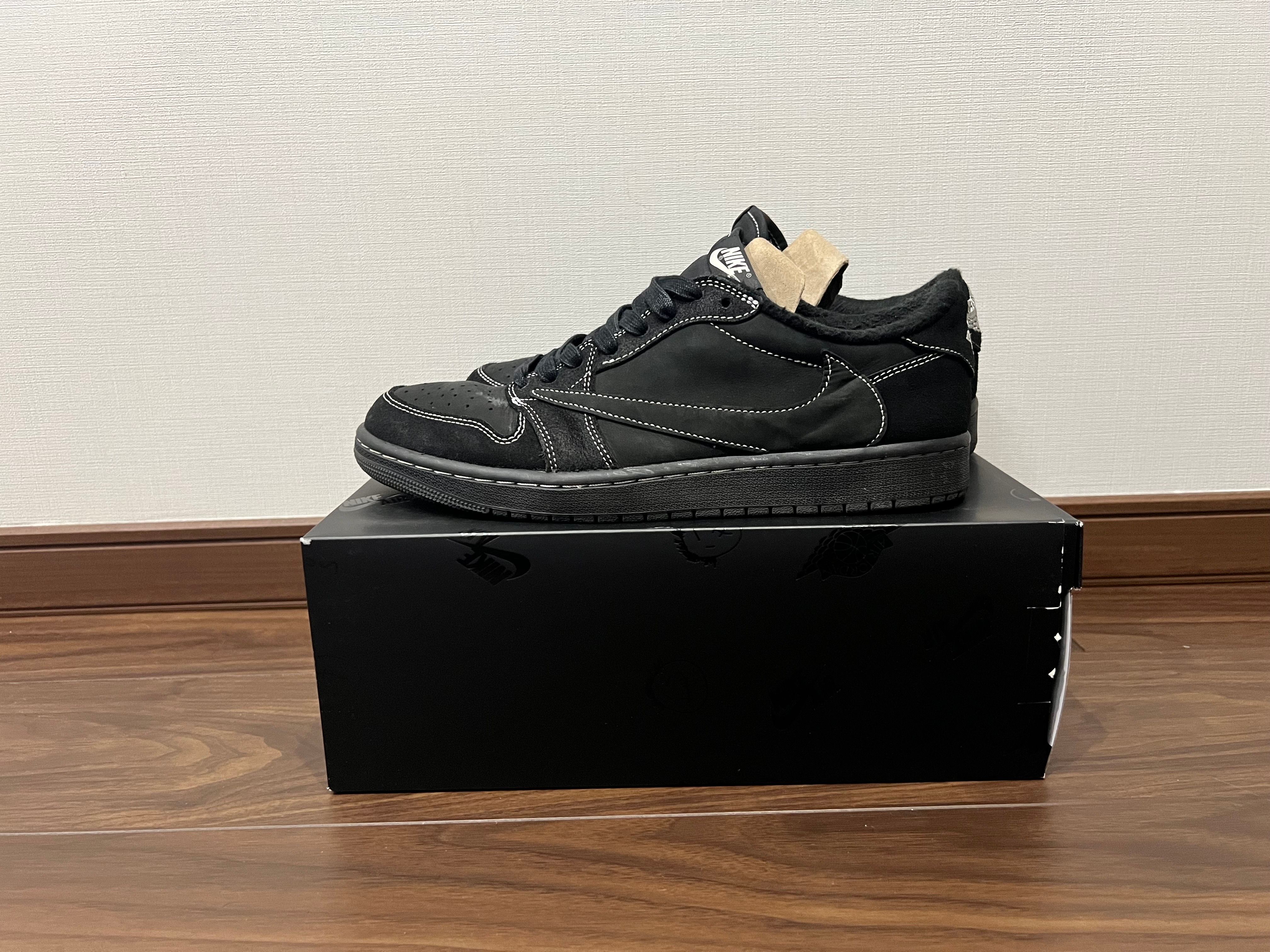 Travis Scott × Nike Air Jordan 1 Low OG SP "Black Phantom"