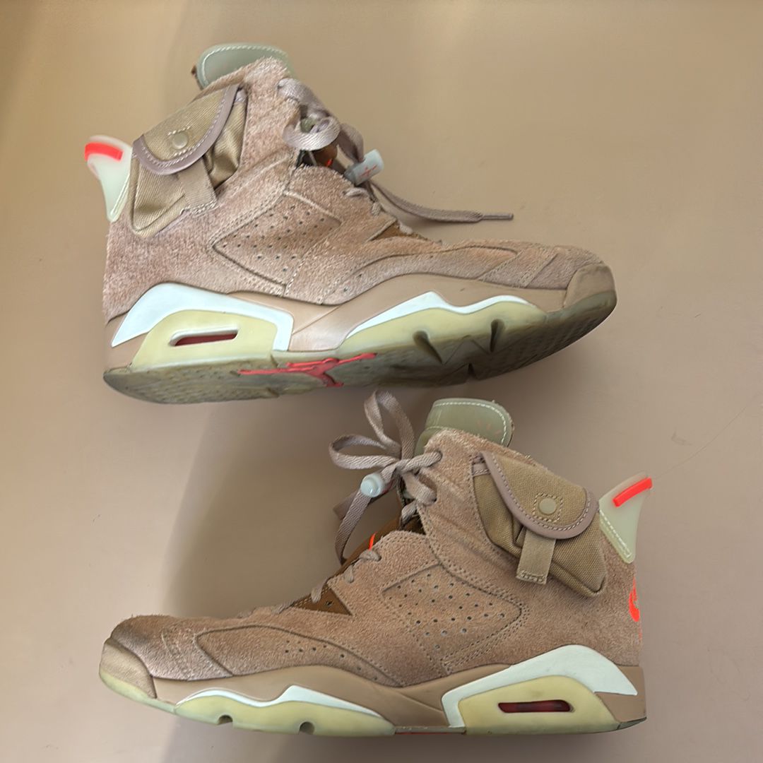 Travis Scott × Nike Air Jordan 6 "British Khaki"