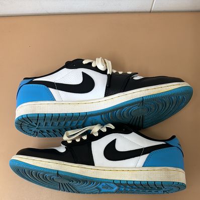 Nike Air Jordan 1 Low OG "Black and Dark Powder Blue/UNC"