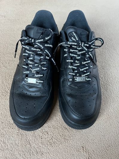 Supreme × Nike Air Force 1 Low "Black"