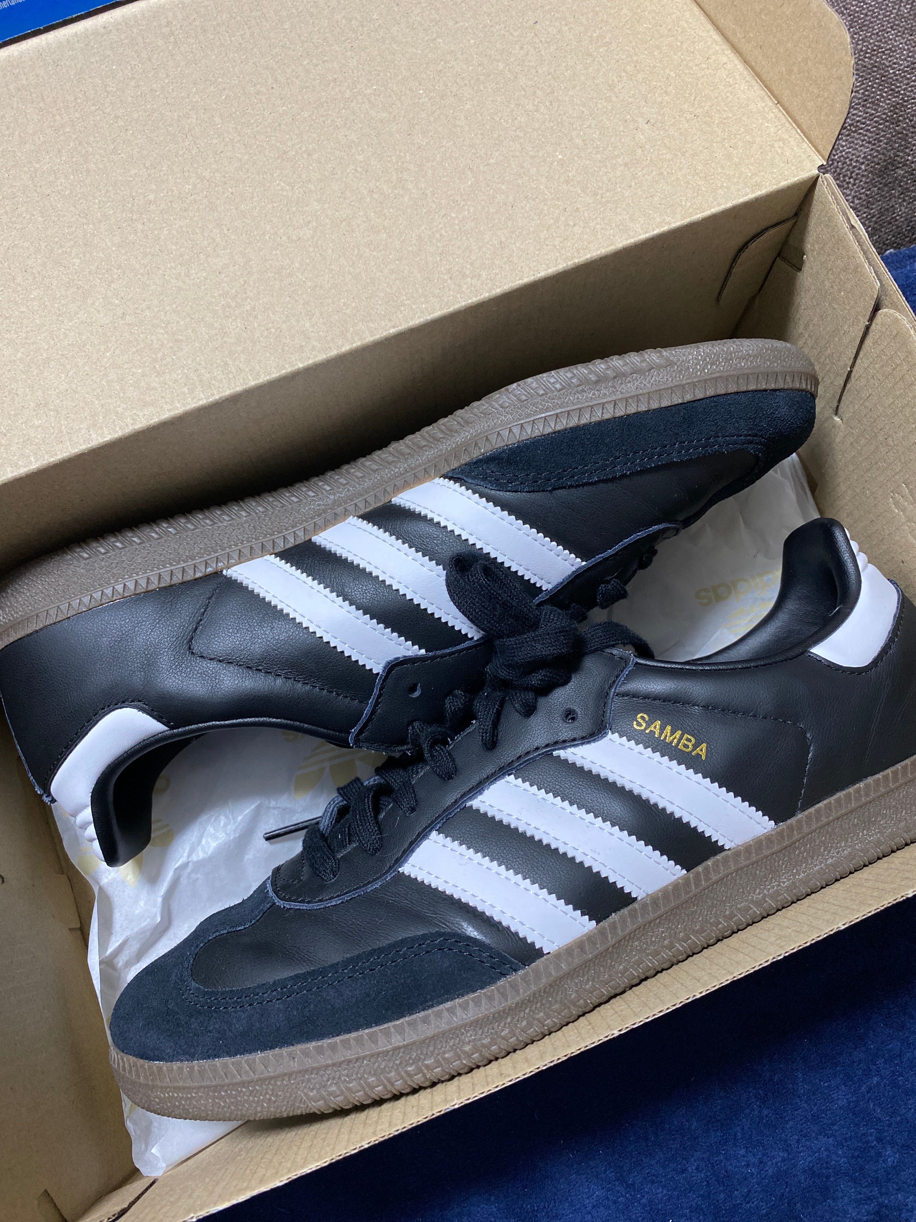 adidas Samba OG "Core Black/Cloud White/Gum"
