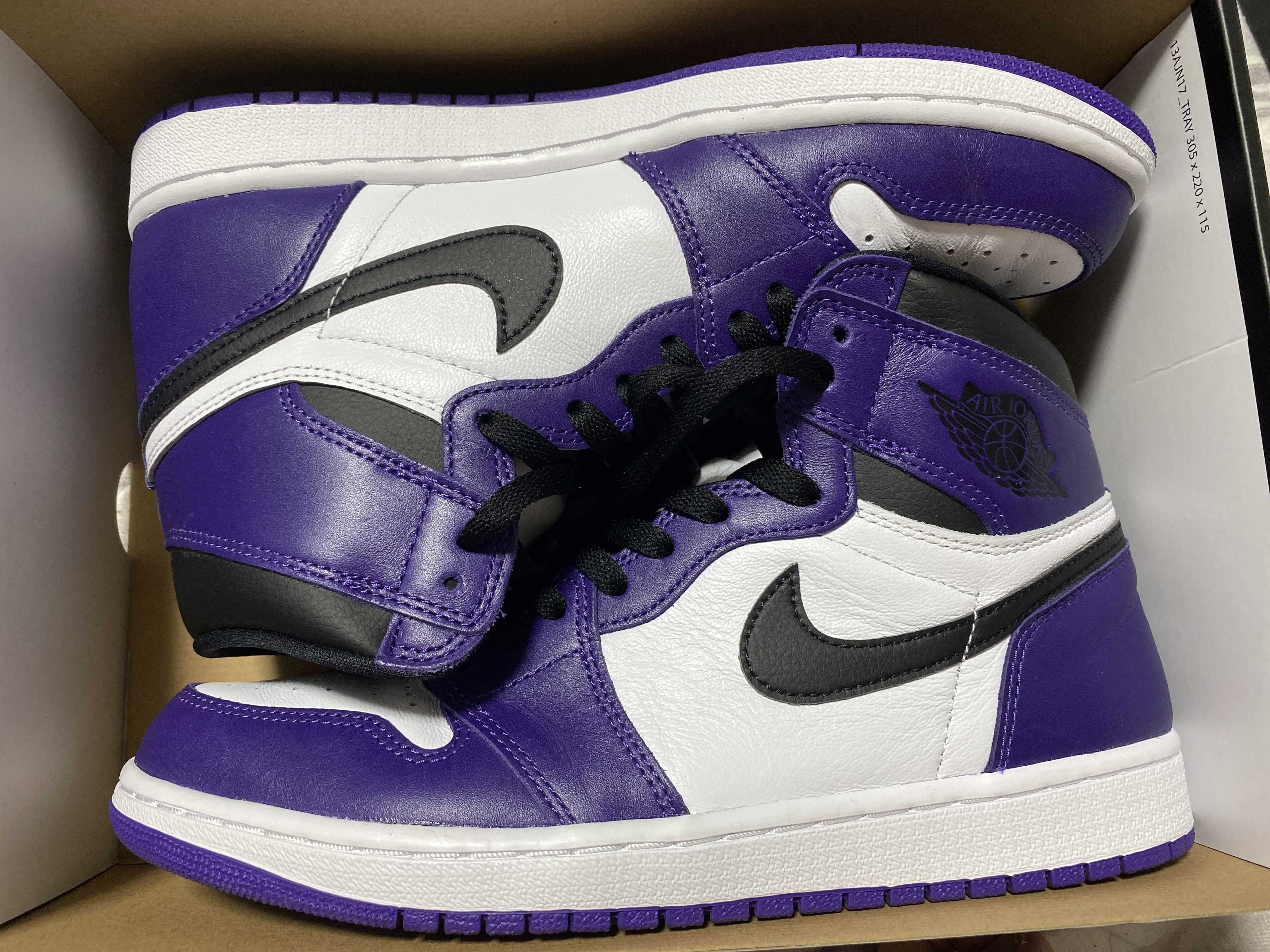 Nike Air Jordan 1 Retro High OG "Court Purple White/Black" (2020)