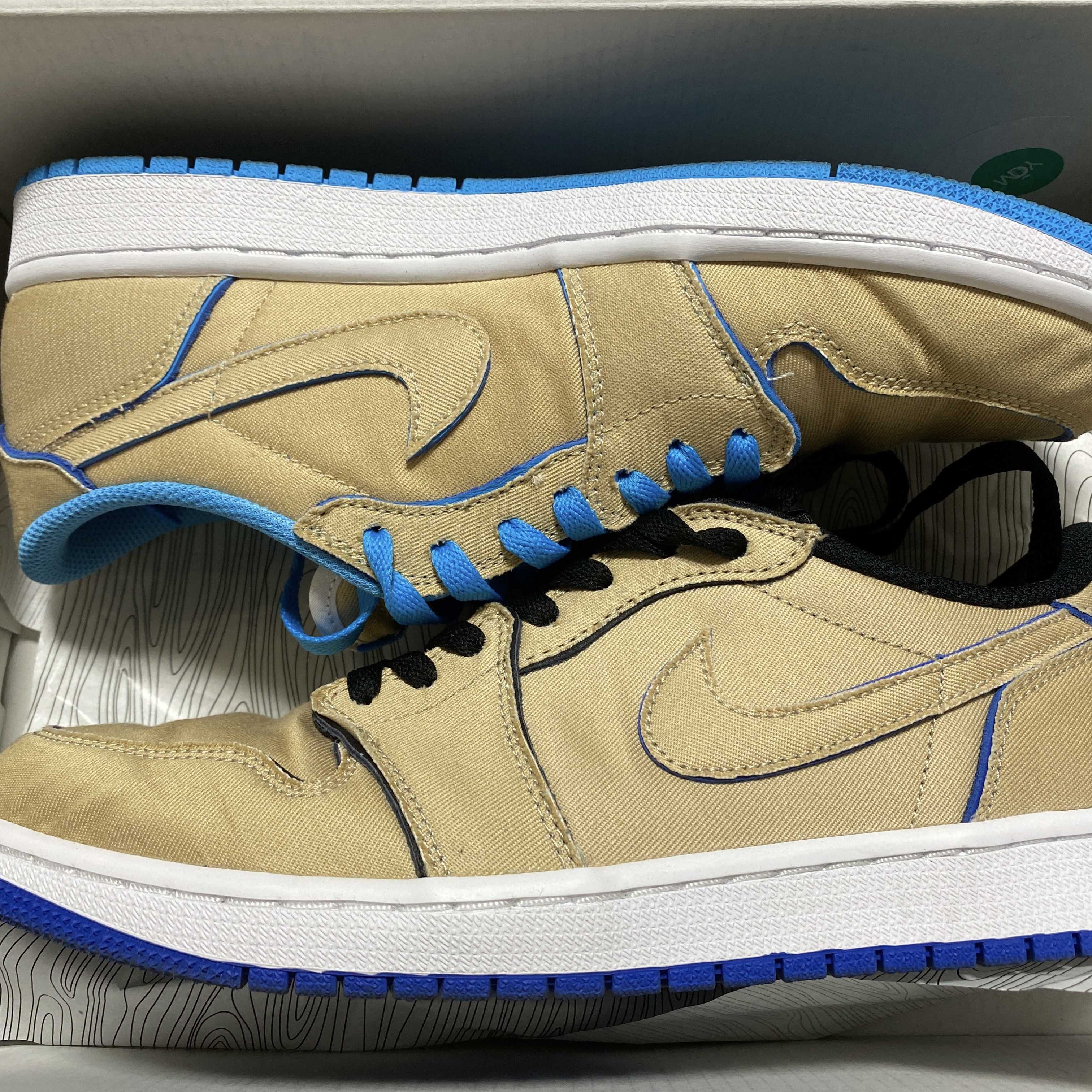 Nike SB Air Jordan 1 Low "Desert Ore/Royal Blue"