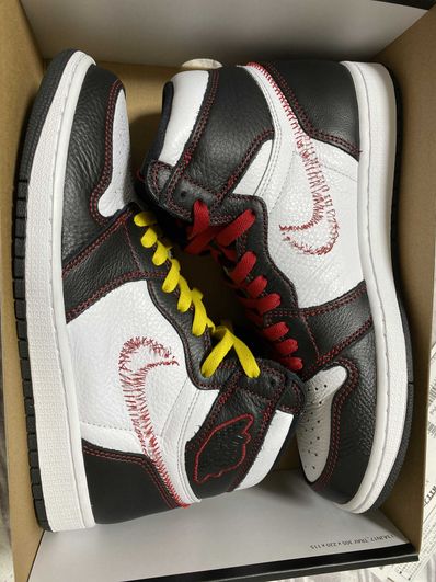Nike Air Jordan 1 High OG Defiant "Black/Yellow/Gym Red"