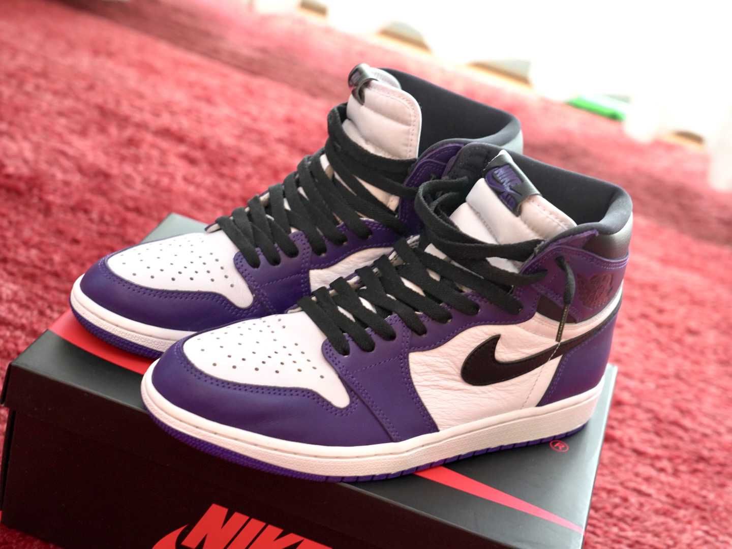 Nike Air Jordan 1 Retro High OG "Court Purple White/Black" (2020)