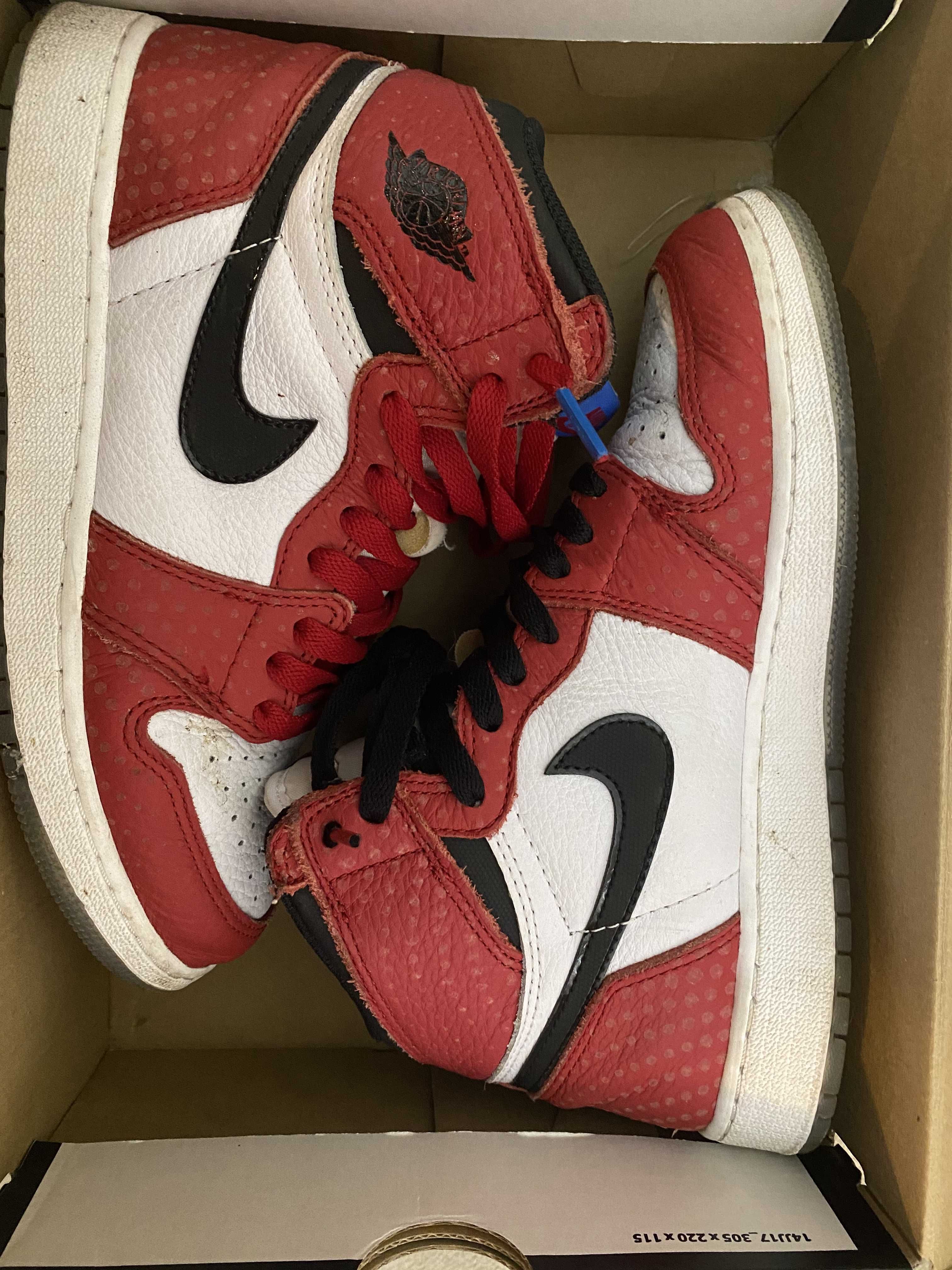Nike GS Air Jordan 1 Retro High "Spider-Man Origin Story"