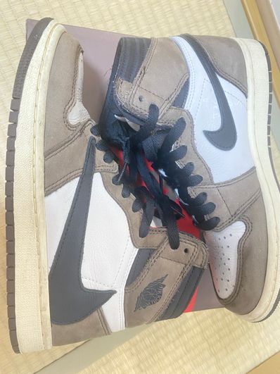 Travis Scott × Nike Air Jordan 1 Retro High OG TS SP "Sail/Dark Mocha"