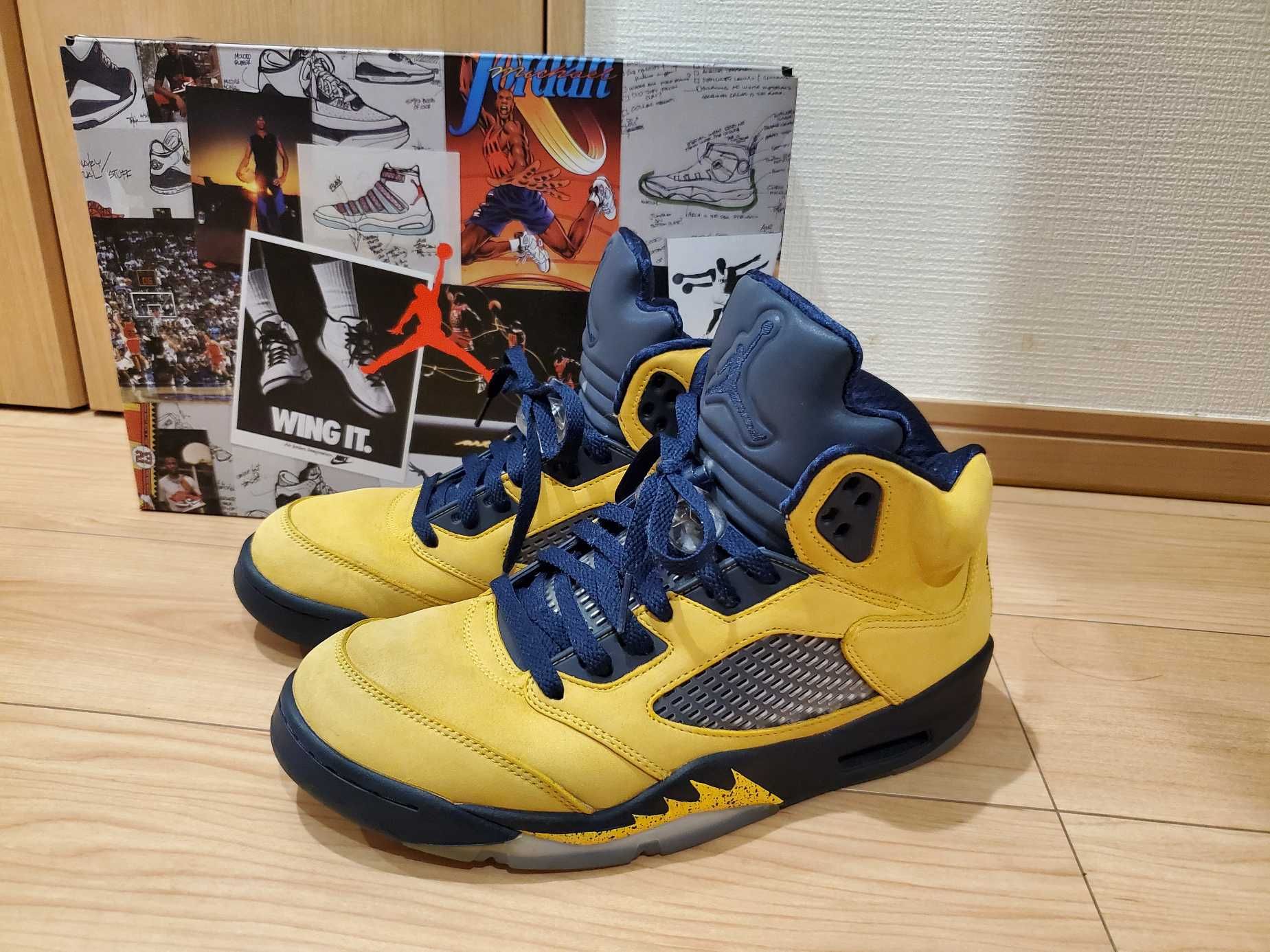 NIKE AIR JORDAN 5 "MICHIGAN"