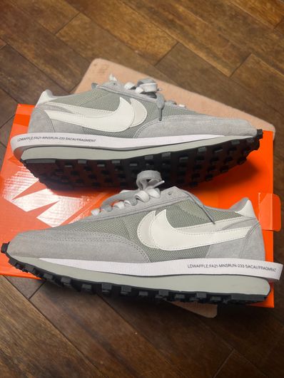 Fragment × sacai × Nike LD Waffle "Light Smoke Grey"