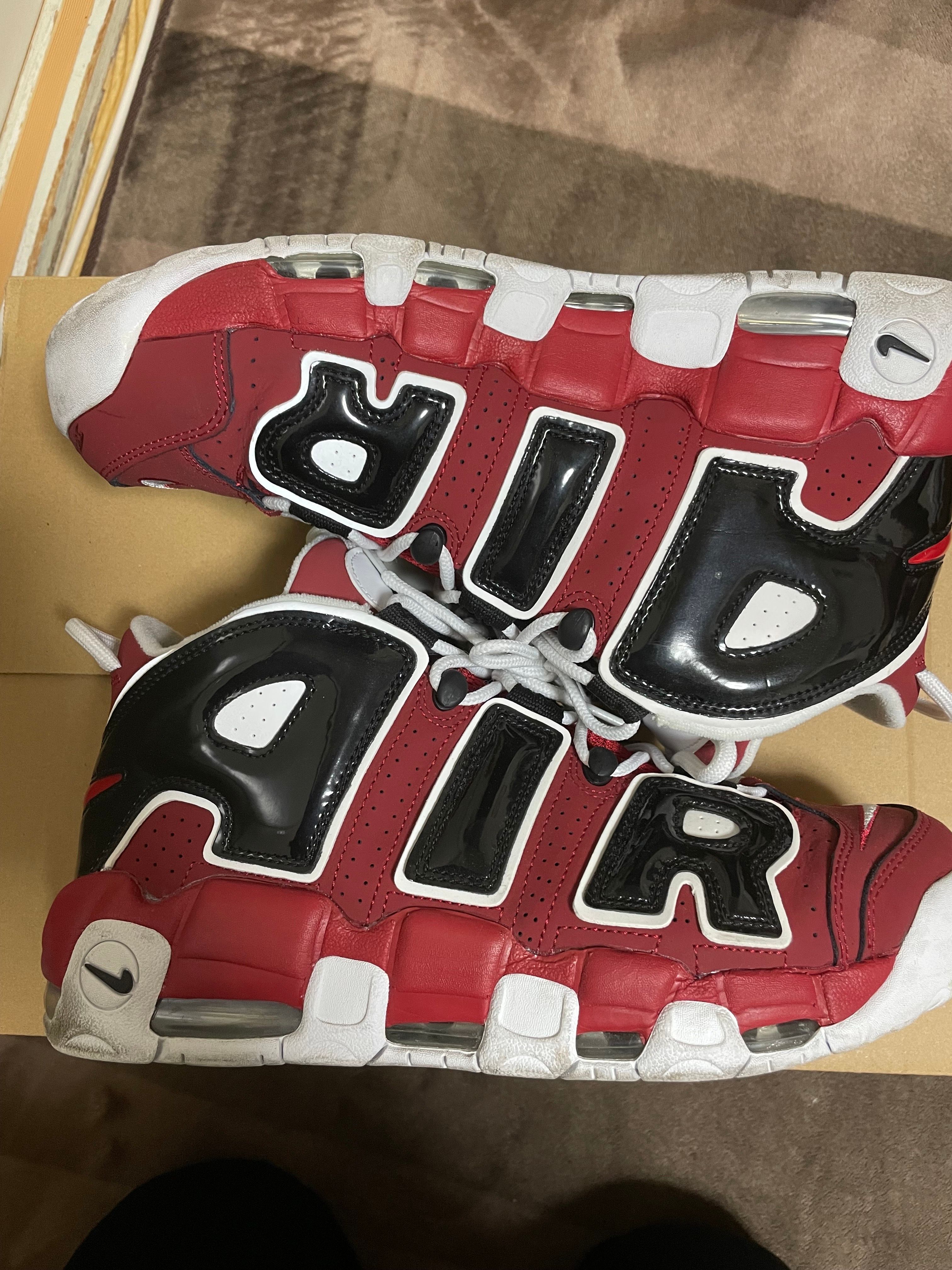 Nike Air More Uptempo ’96 "Black and Varsity Red" (2021)
