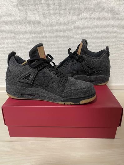 Nike × Levi's Air Jordan 4 "Black Denim" (Tag: ®)