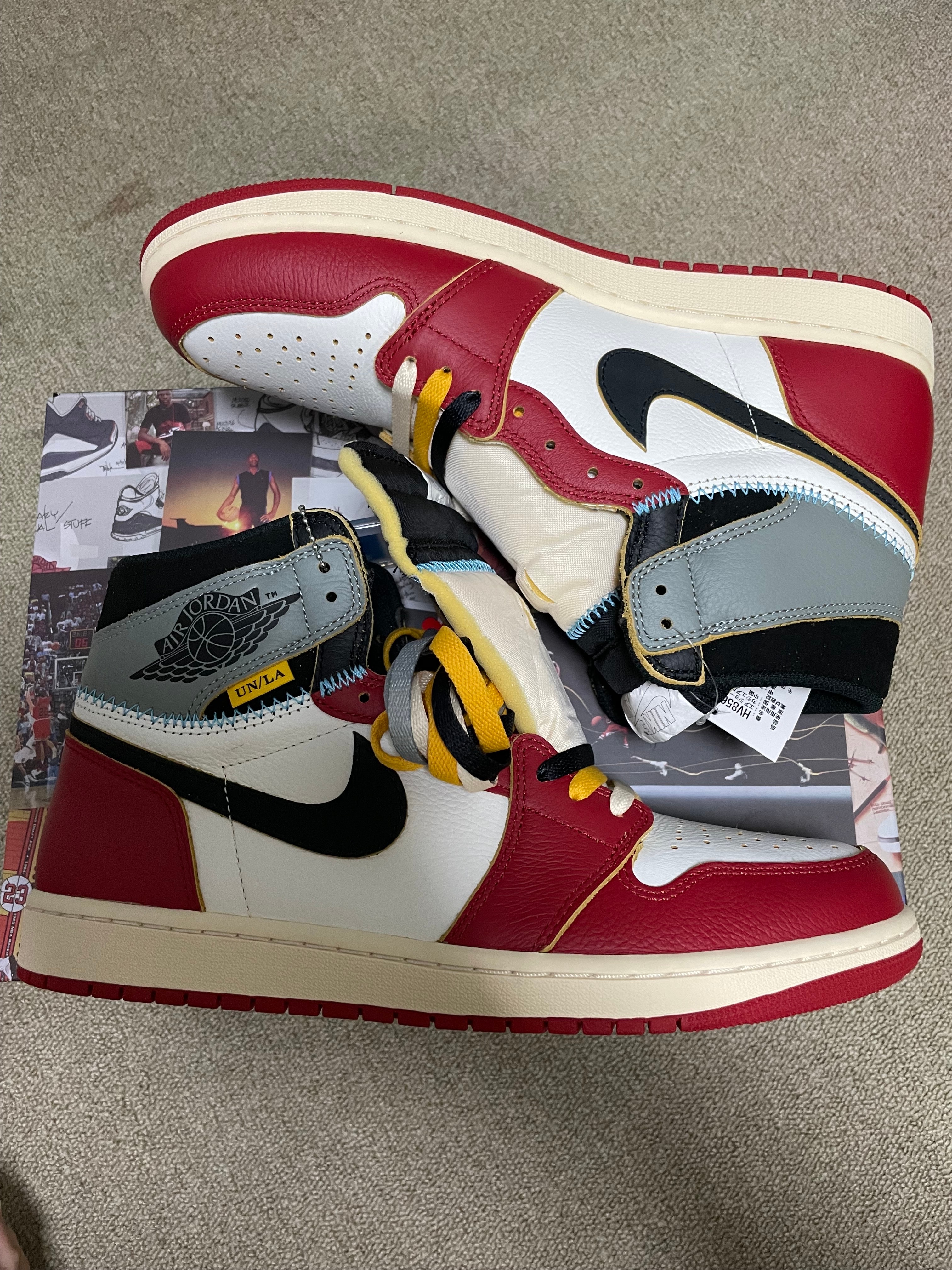 UNION × Nike Air Jordan 1 Retro High OG "Chicago/Shadow"