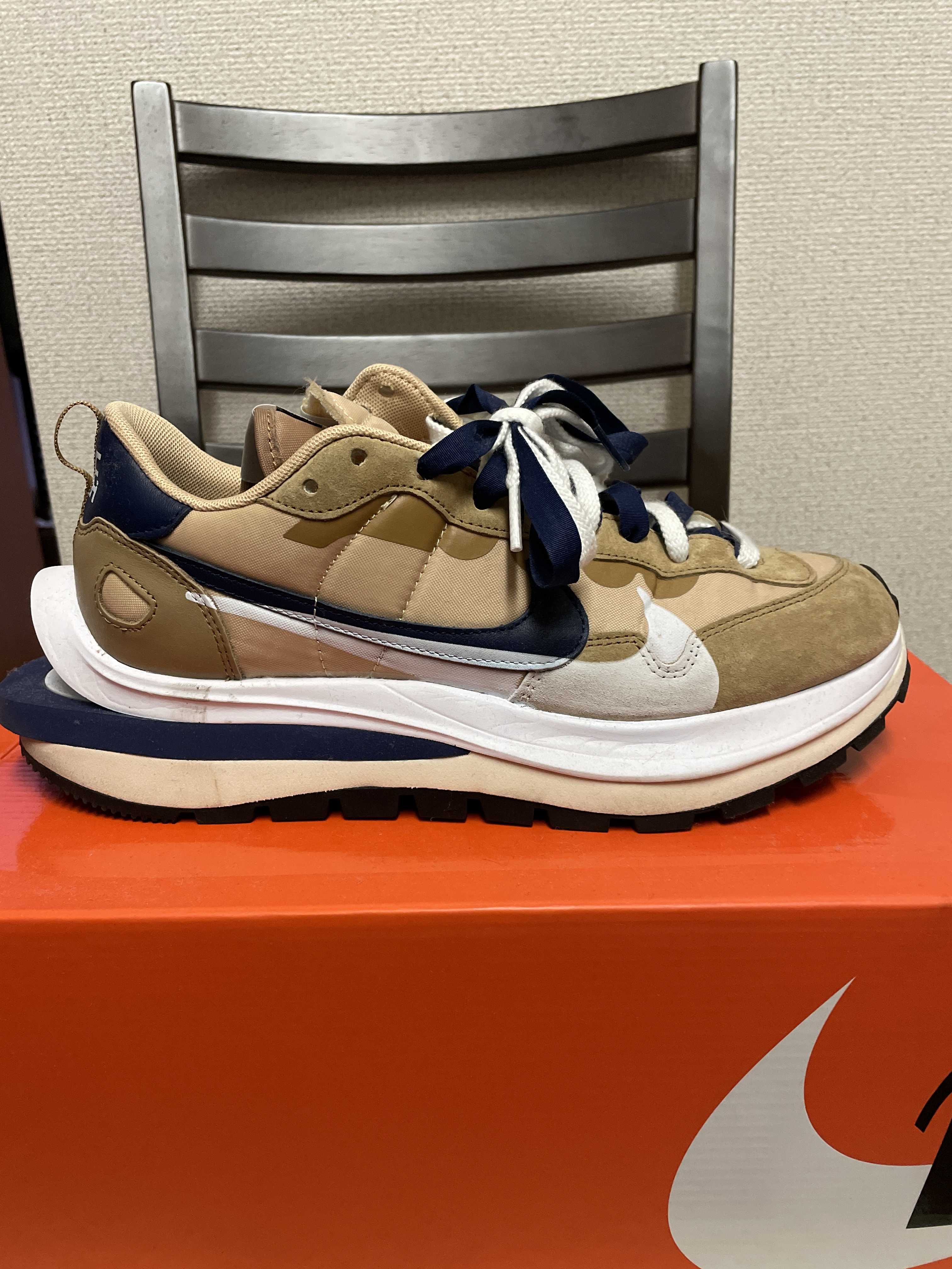 Sacai × Nike Vapor Waffle "Sesame And Blue Void"