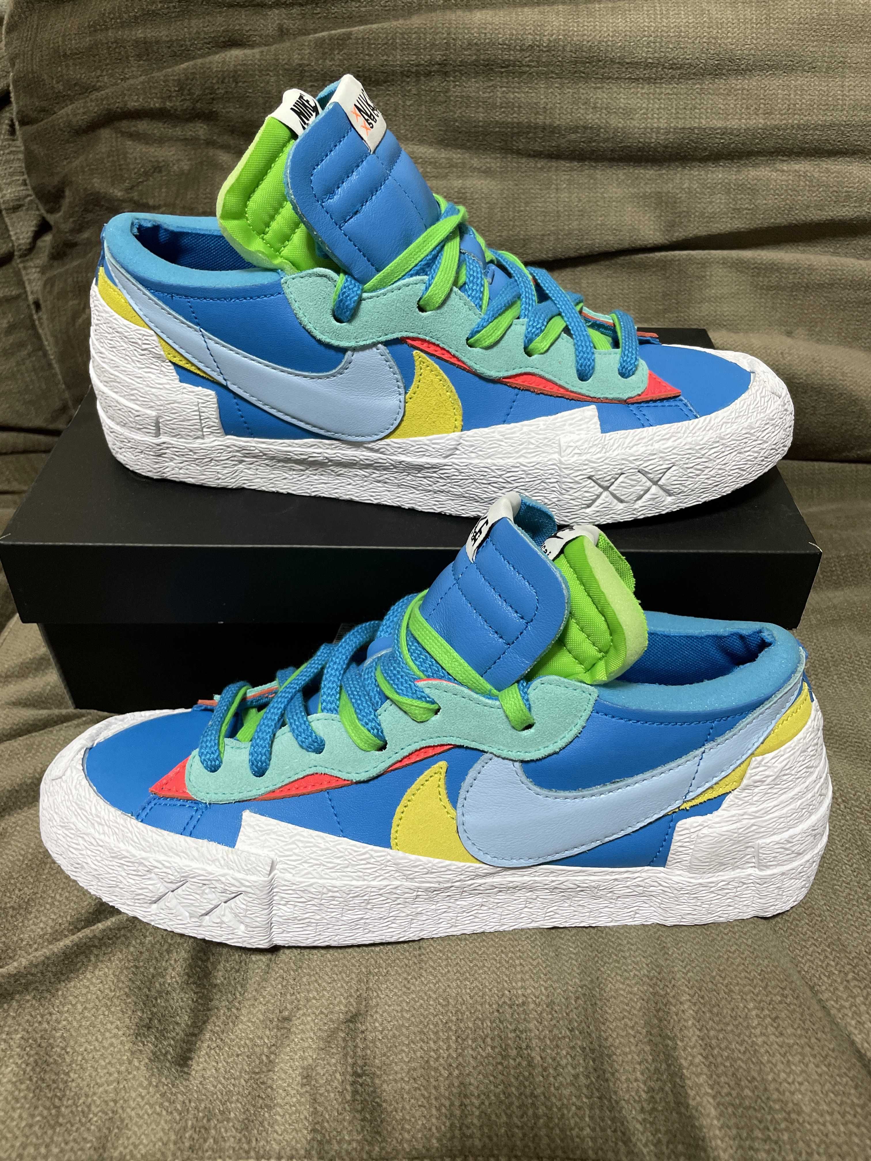 KAWS × sacai × Nike Blazer Low "Neptune Blue"