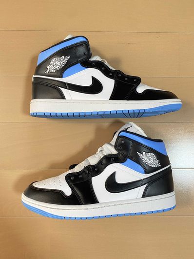 Nike Women's Air Jordan 1 Mid "Black/University Blue"