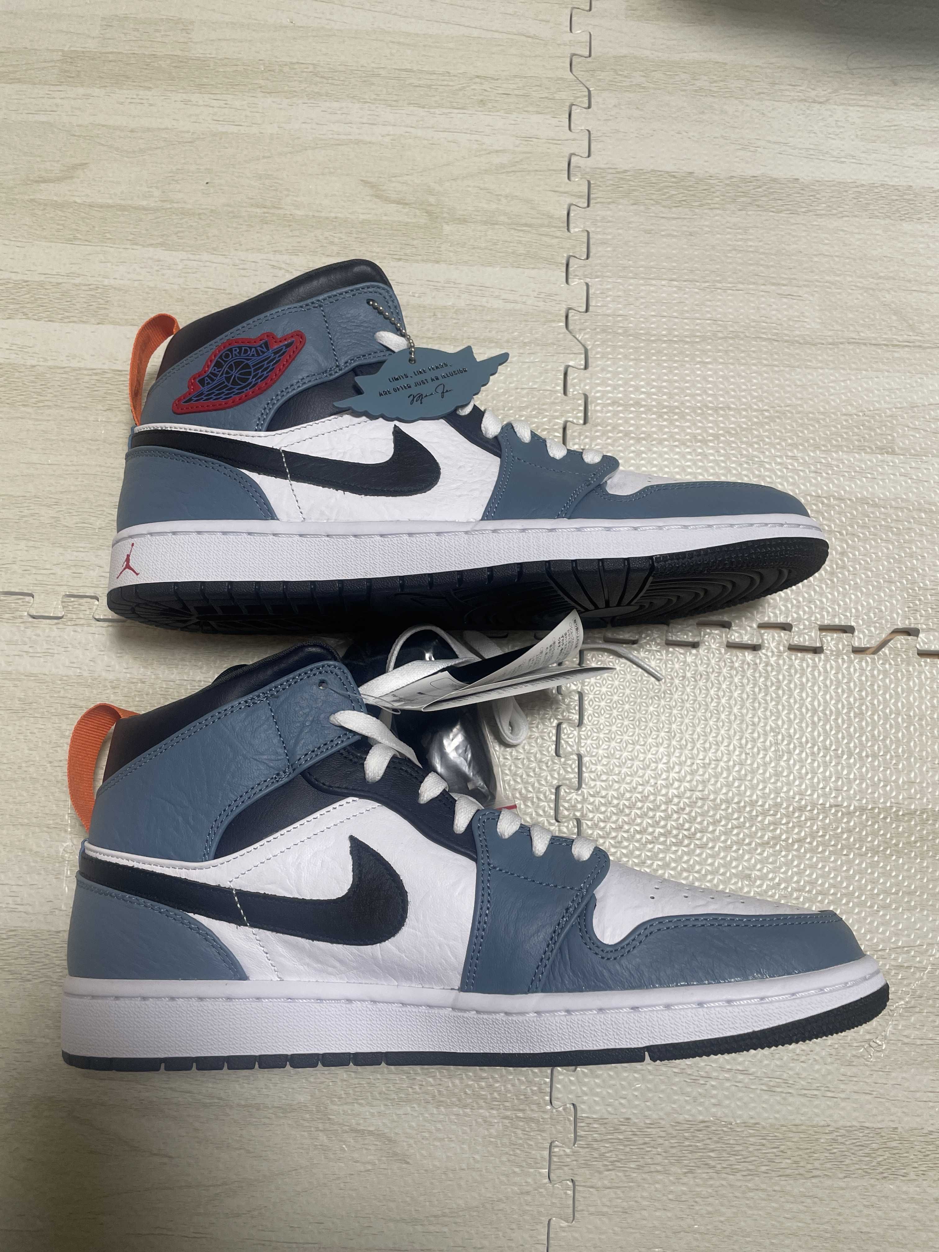 FACETASM × Nike Air Jordan 1 Mid "White/Navy"