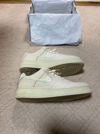 Stussy × Nike Air Force 1 Low "Fossil Stone"