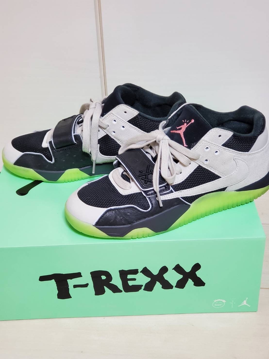 トラヴィススコット × チェイスB × ナイキ ジャンプマンジャック TR CJ1 T-Rexx "ナイトシルバー"