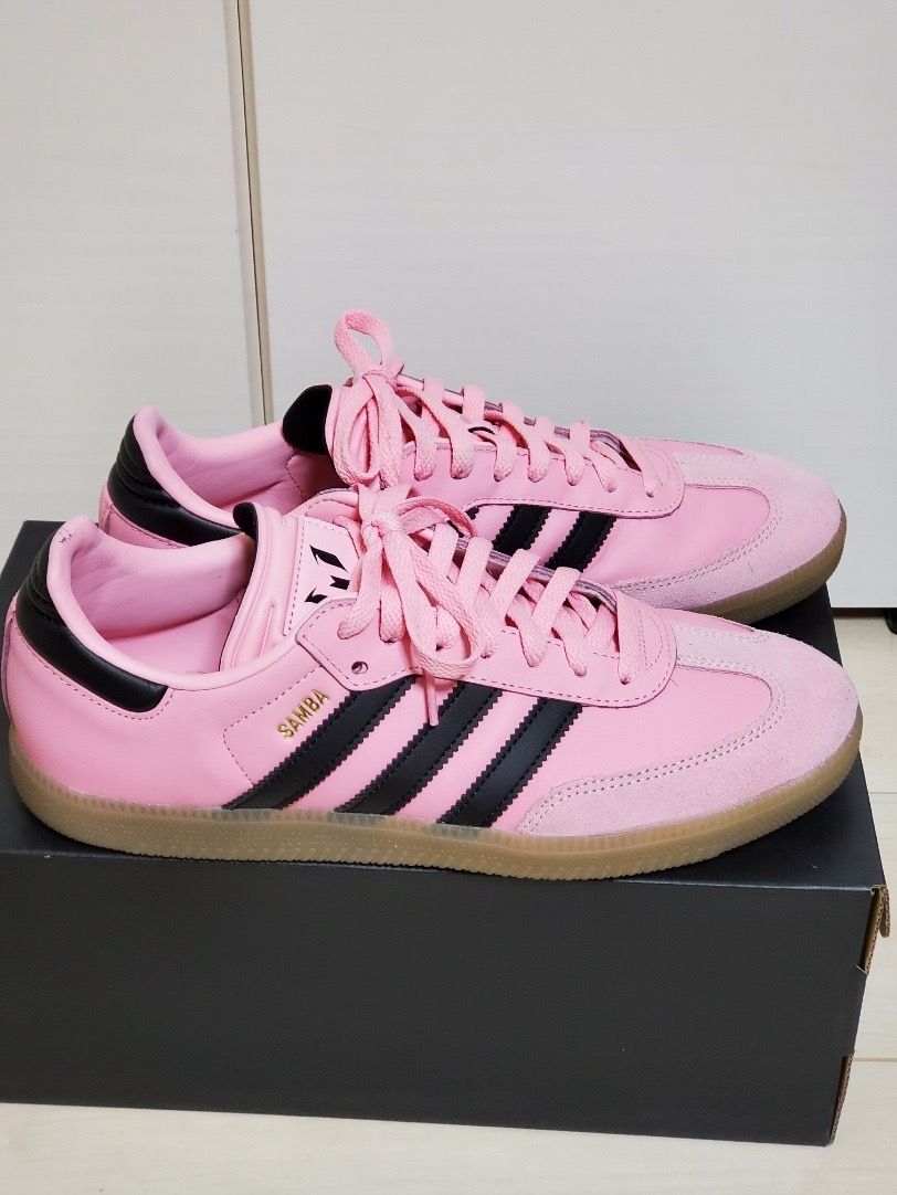 Inter Miami CF × adidas Samba Messi "Light Pink/Core Black/Gum"