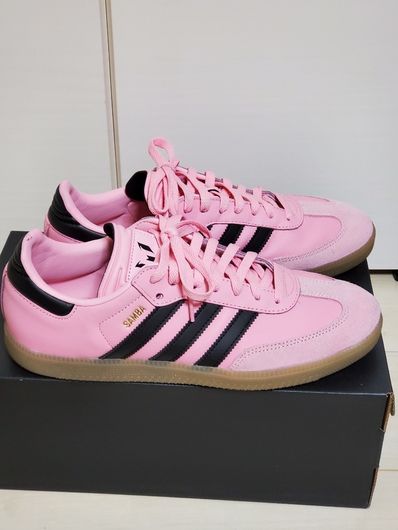 Inter Miami CF × adidas Samba Messi "Light Pink/Core Black/Gum"