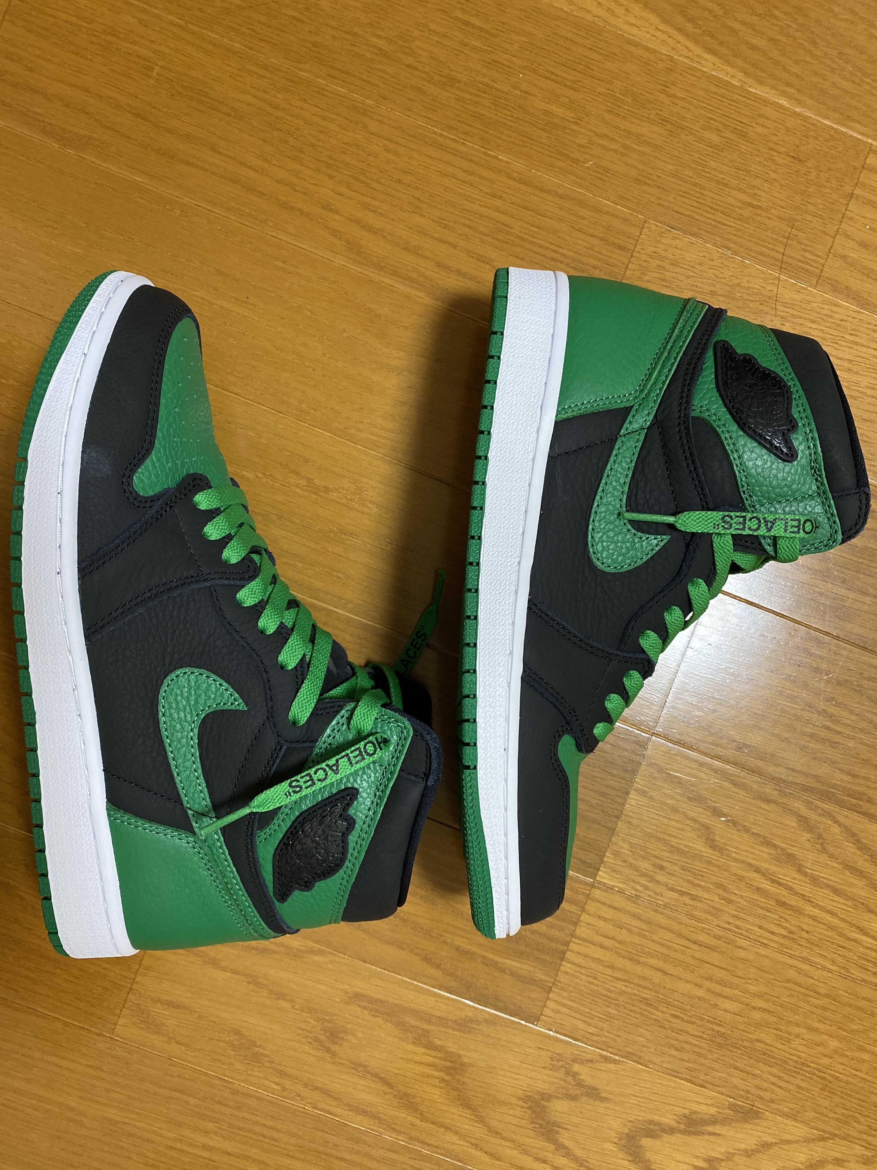 Nike Air Jordan 1 Retro High OG "Black/Pine Green" (2020)      