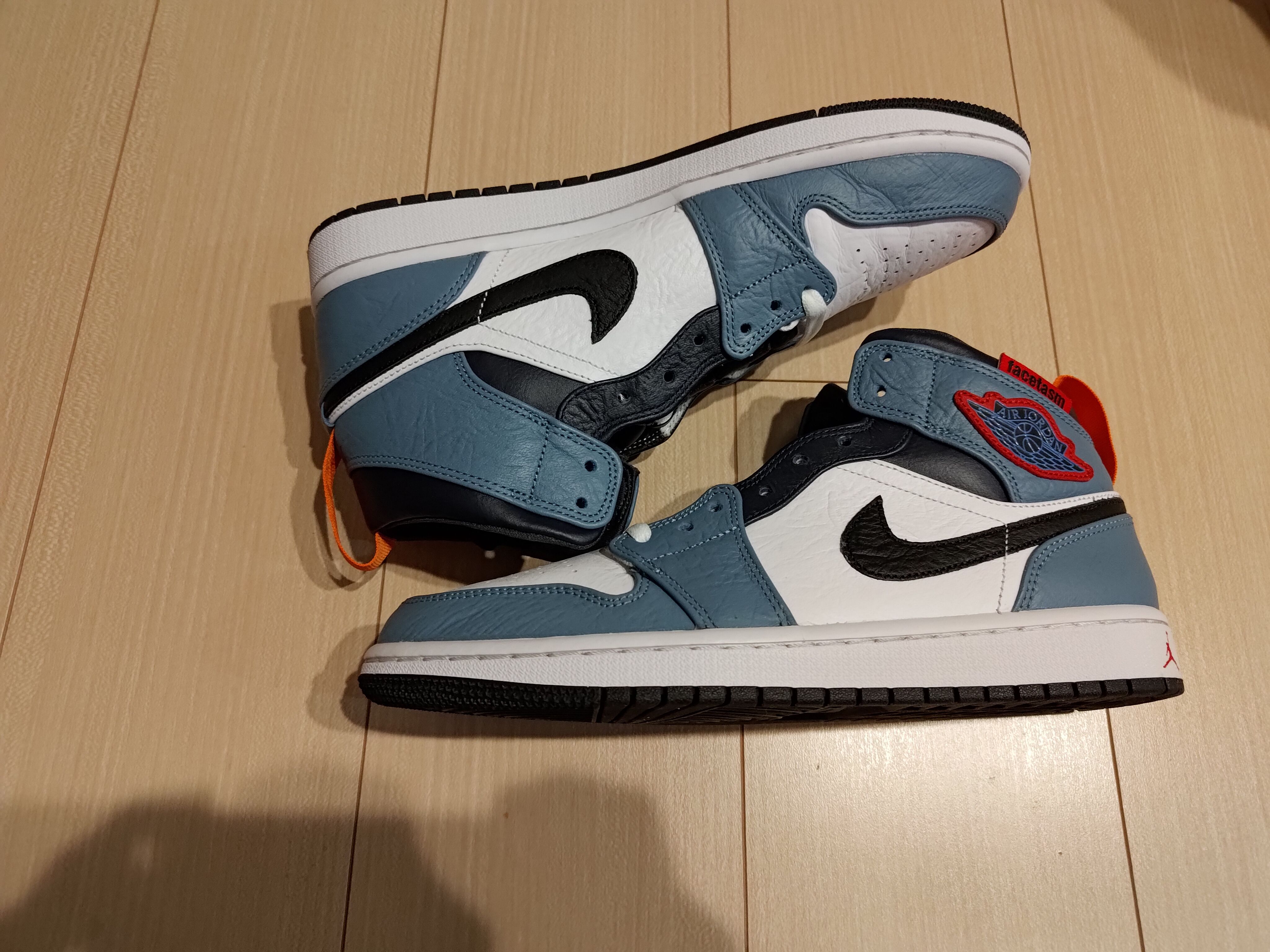 FACETASM × Nike Air Jordan 1 Mid "White/Navy"