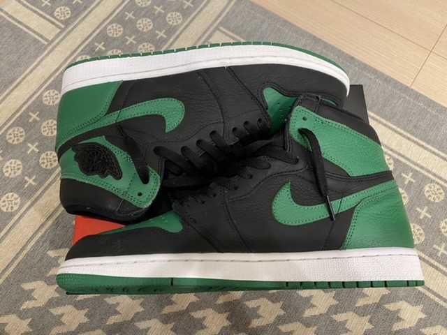 Nike Air Jordan 1 Retro High OG "Black/Pine Green" (2020)      