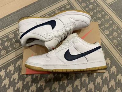 Nike SB Dunk Low "Orange Label White Navy"