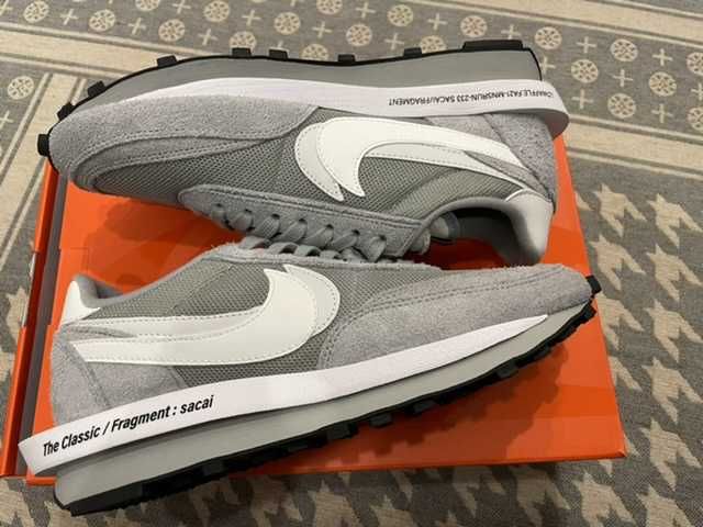 Fragment × sacai × Nike LD Waffle "Light Smoke Grey"