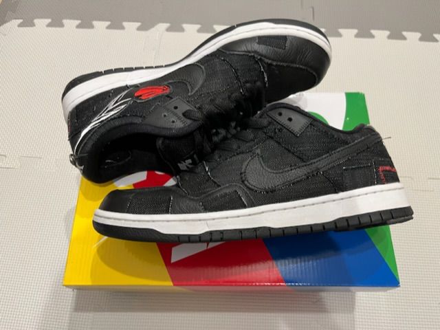 Wasted Youth × Nike SB Dunk Low "Black Denim" / VERDY