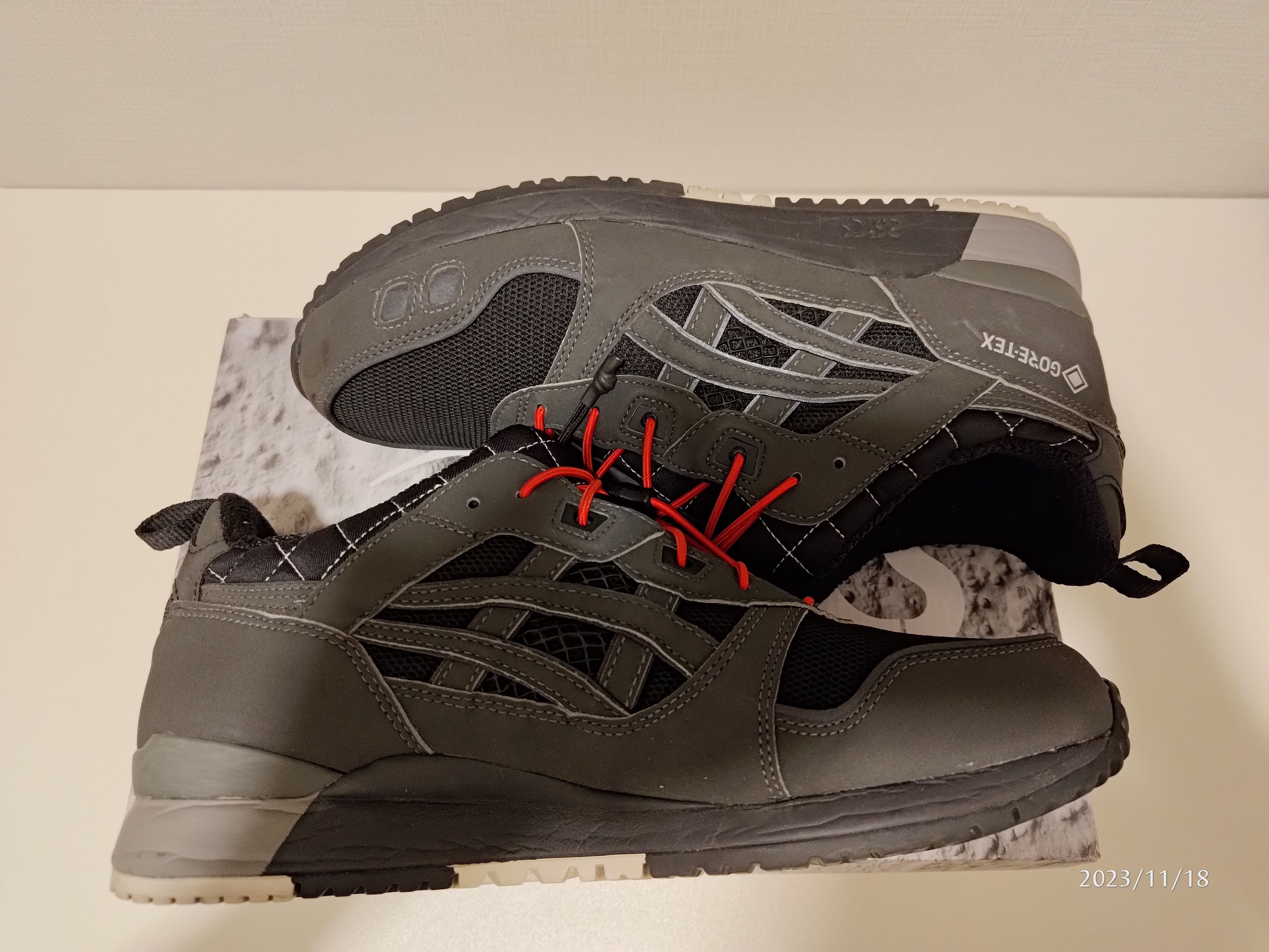 mita sneakers × bal × Asics Gel-Lyte 3 OG "Gunmetal/Black"