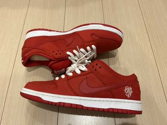 Girls Don't Cry × Nike SB Dunk Low Pro QS "Red" / VERDY