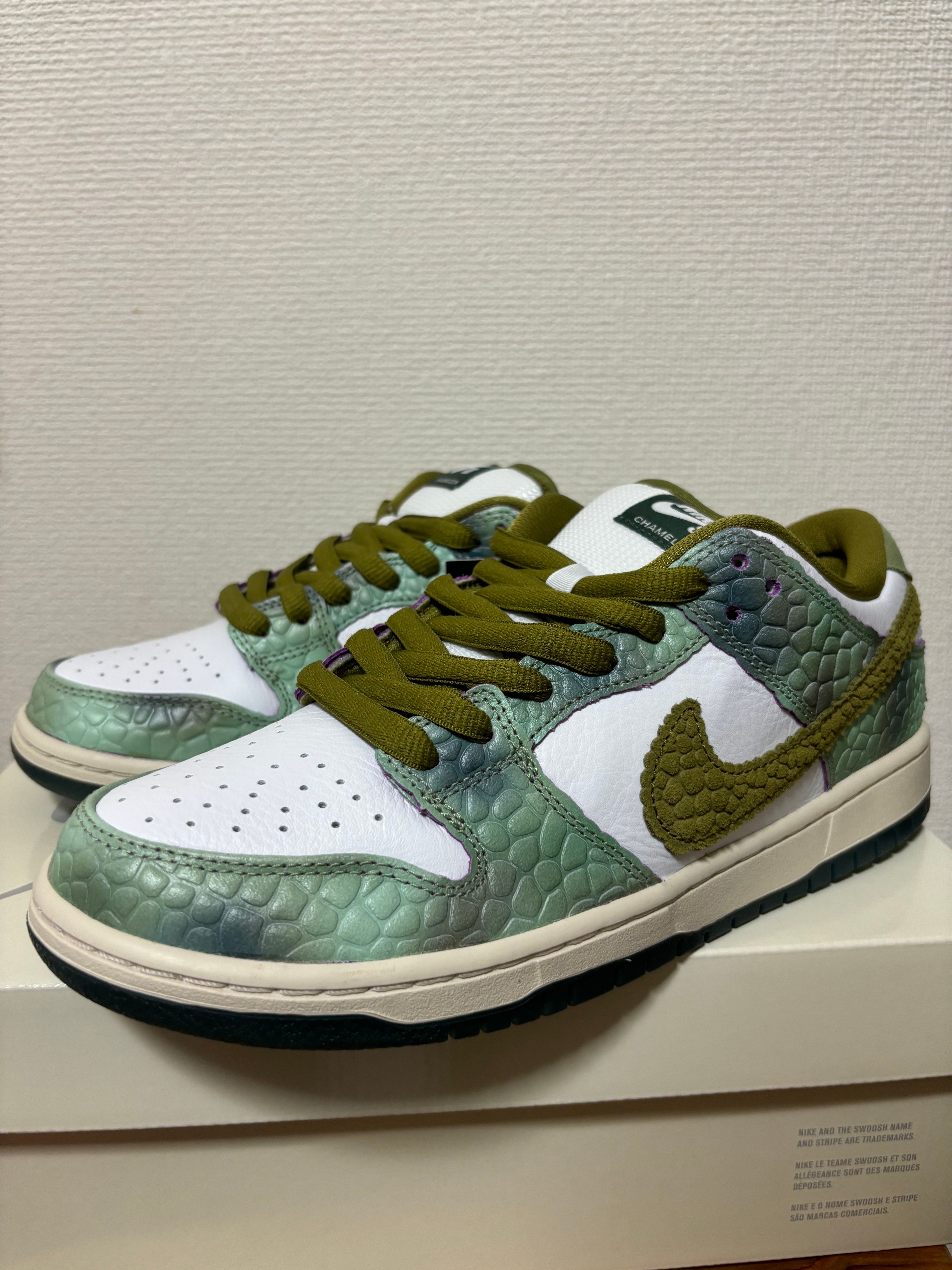 Alexis Sablone × Nike SB Dunk Low Pro "White and Pacific Moss"