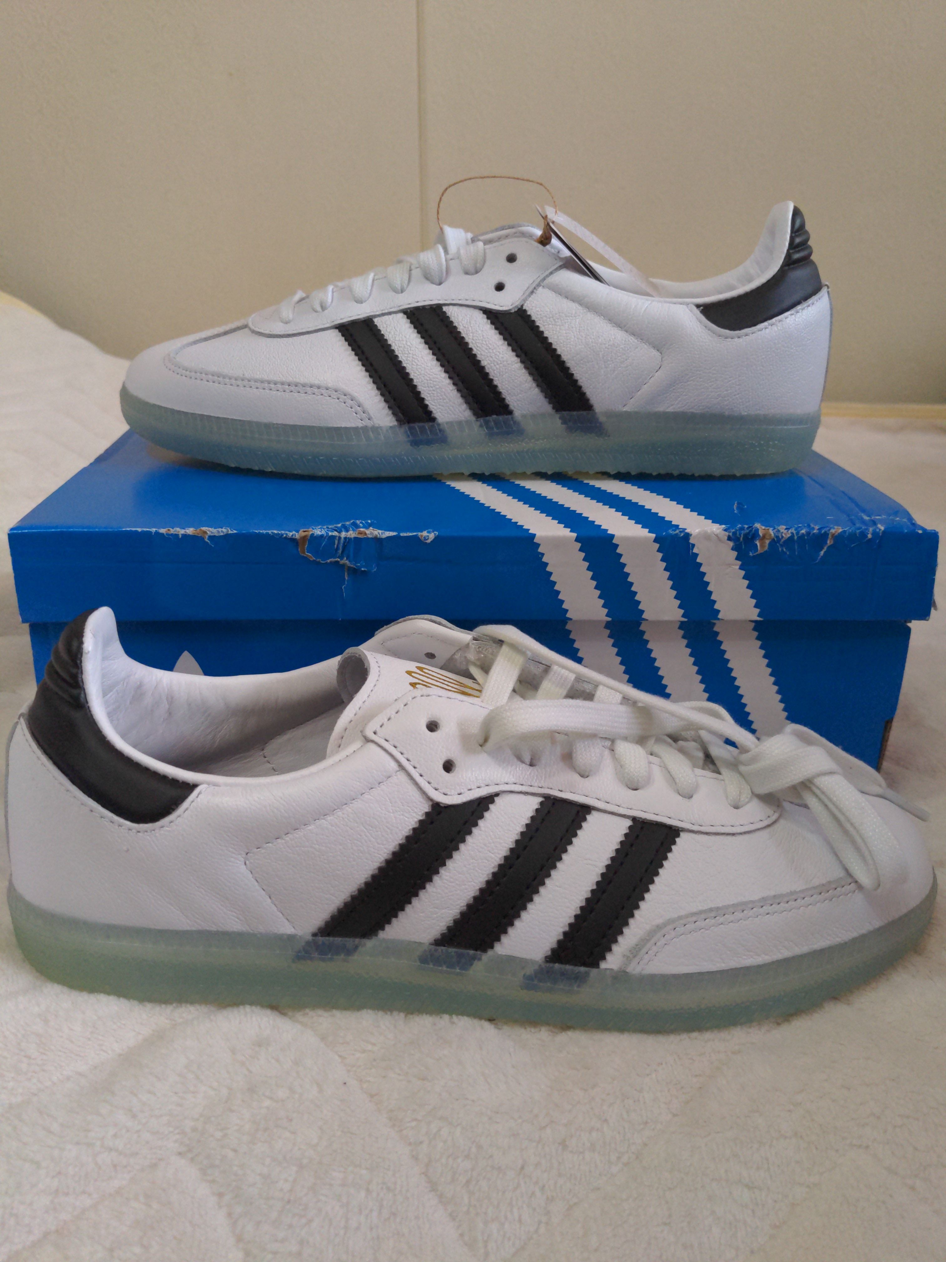 Jason Dill × adidas Skateboarding Samba "White/Core Black & Gold"