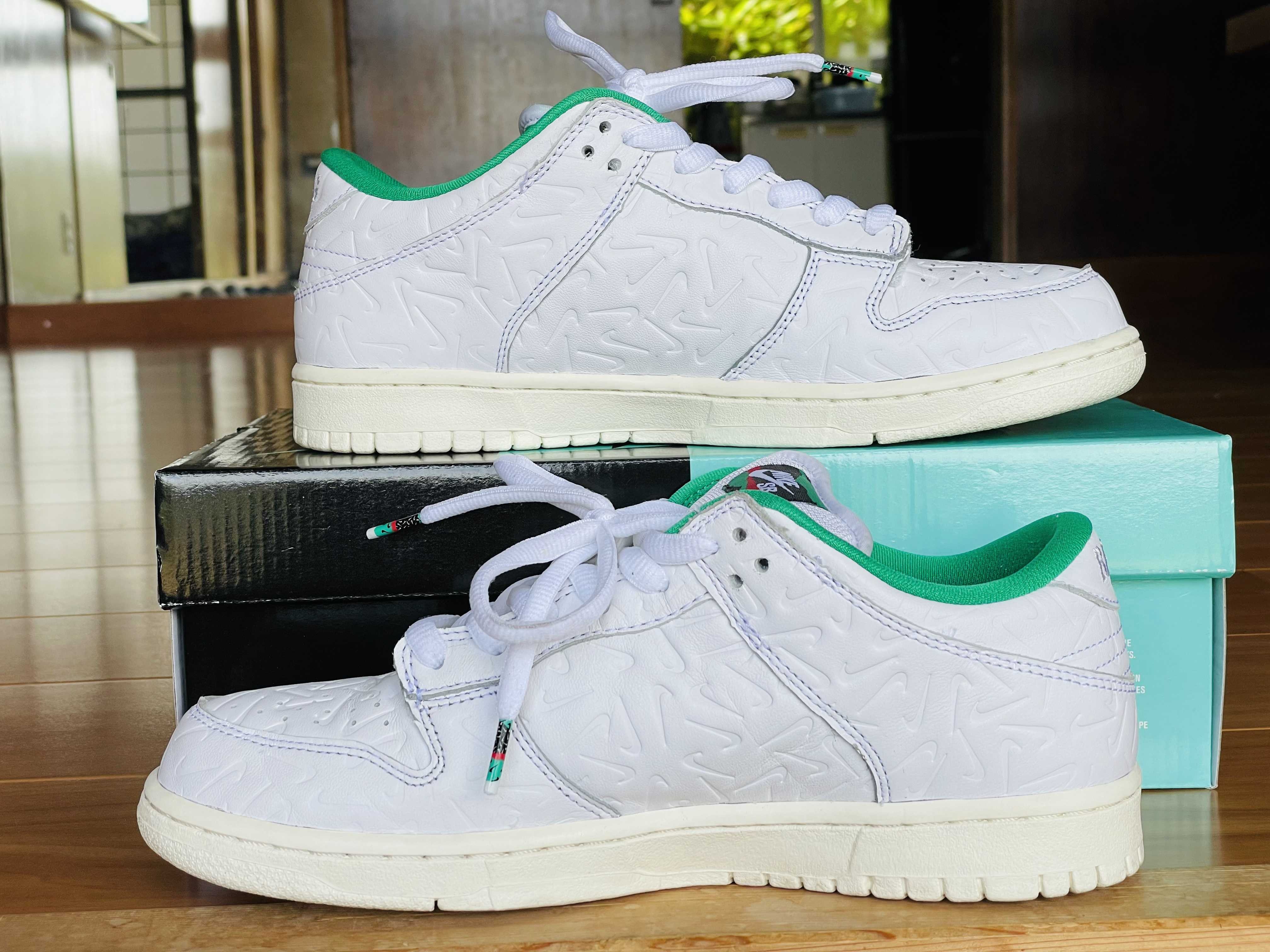 BEN-G × Nike SB Dunk Low "White/Green"